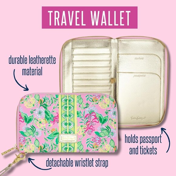 Lilly Pulitzer Pink Floral Wallet - Picture 7 of 8